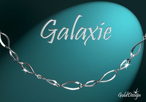 Galaxie - náramek stříbřený